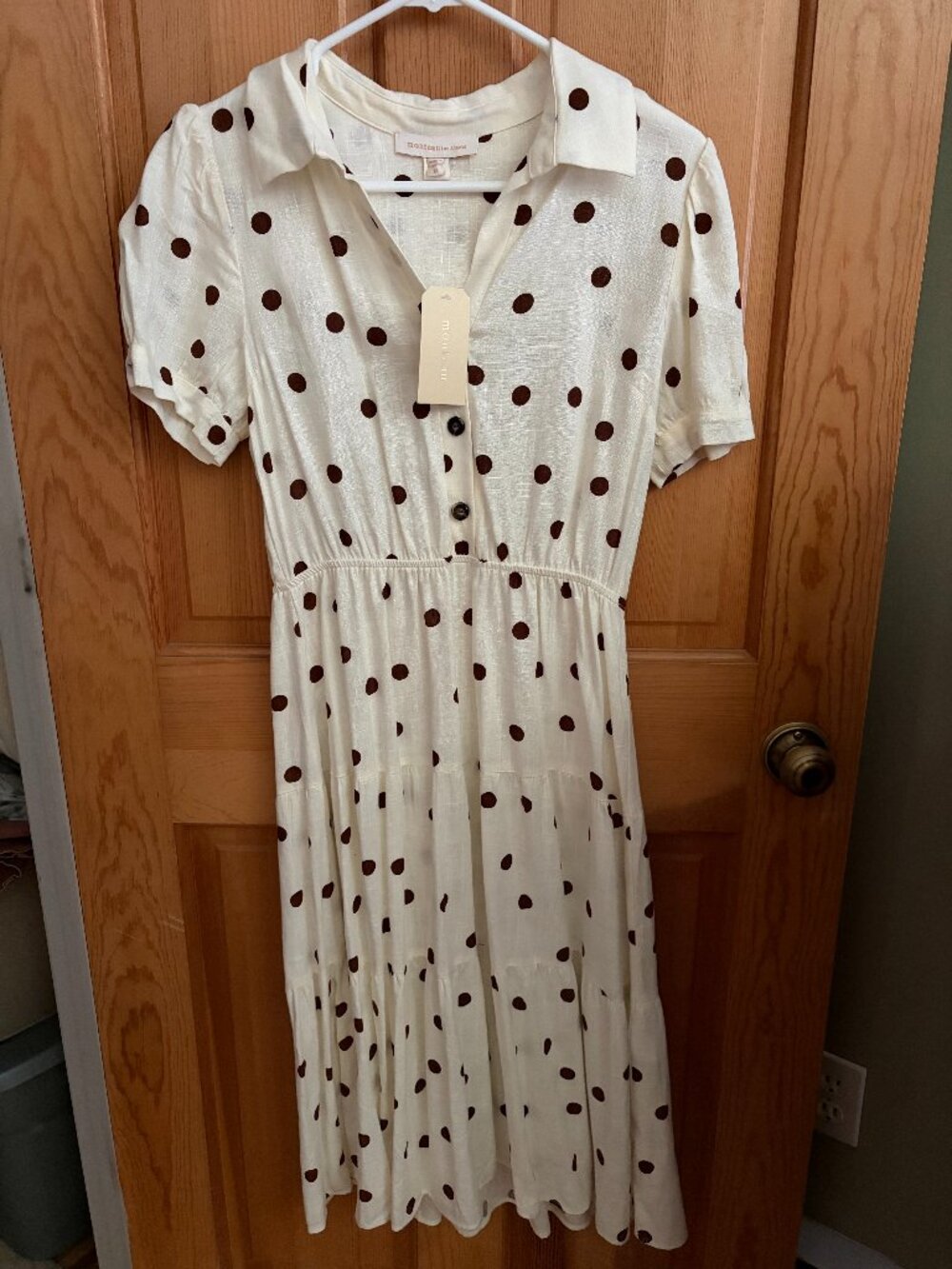 Monteau Los Angeles - Brand New - Polka Dot Dress - Size Medium
